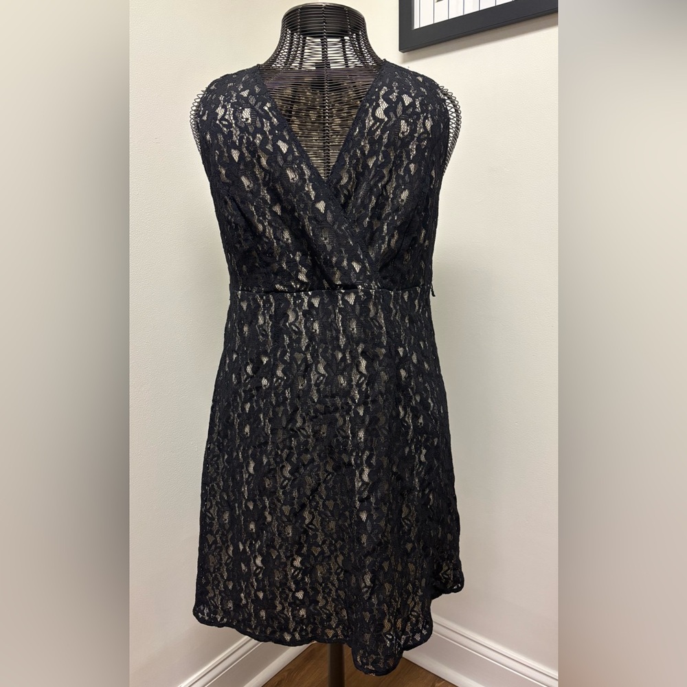Lane Bryant Black Lace Dress